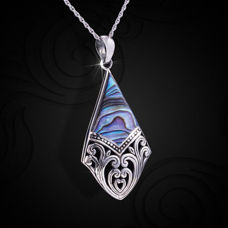Galaxy of the Sea Pendant, Chain and Earrings